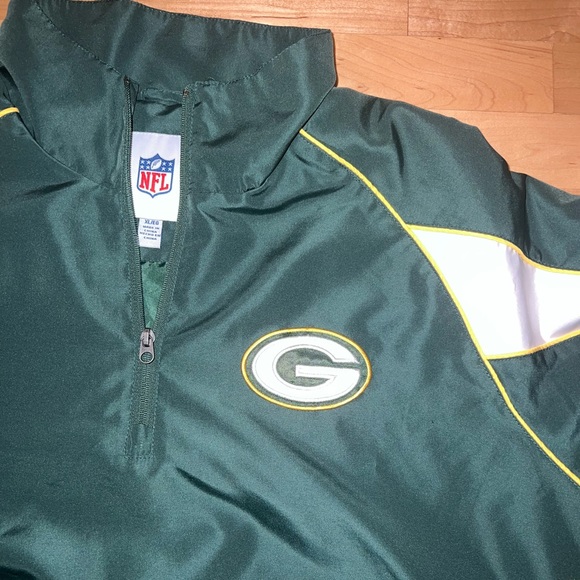 🟢⭐️🏈EUC Windbreaker | Embroidered | Official NFL Green Bay Packers | Men’s XL - Picture 3 of 9